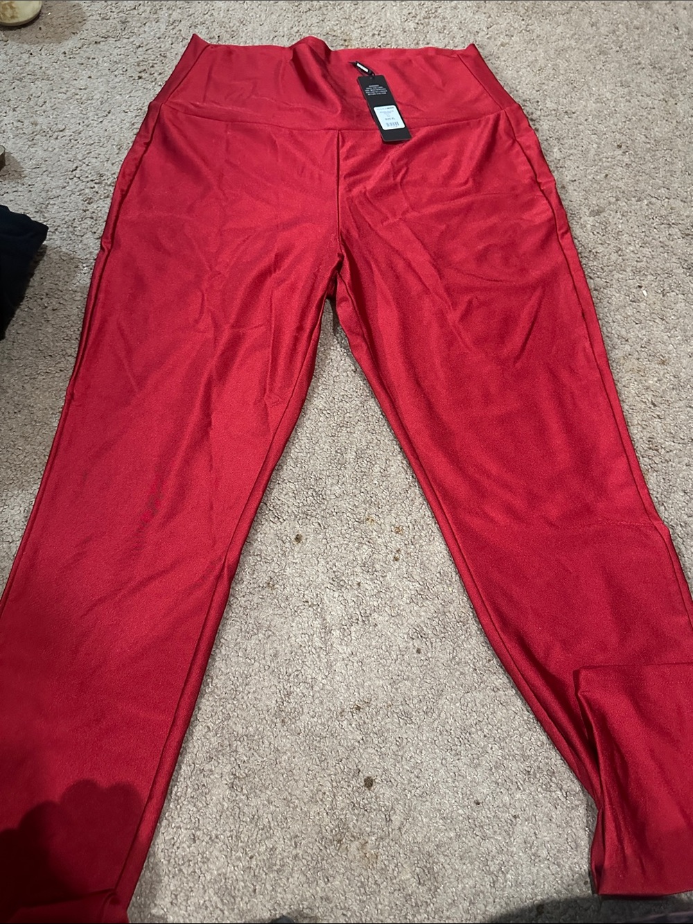 Fashion, nova red leggings